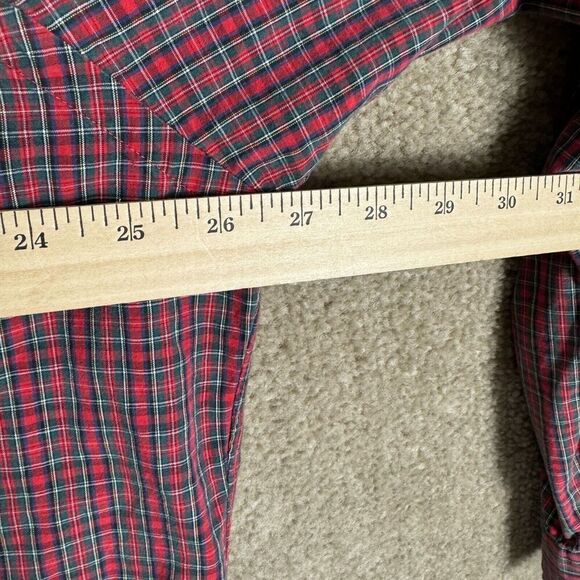 Polo Ralph Lauren Marlowe Shirt Mens Size XL Red Plaid Button Up Collared Casual - Picture 6 of 9